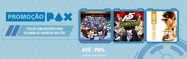 Flash Sale na PS Store | Promoção PAX com até 70% de desconto 2